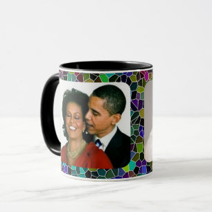 CANECA BARACK & MICHELLE OBAMA