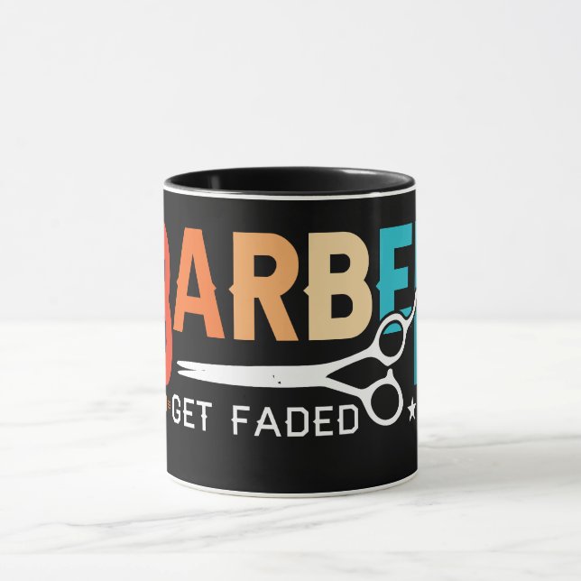 Caneca Barbeiro Ficar Desbotado (Centro)