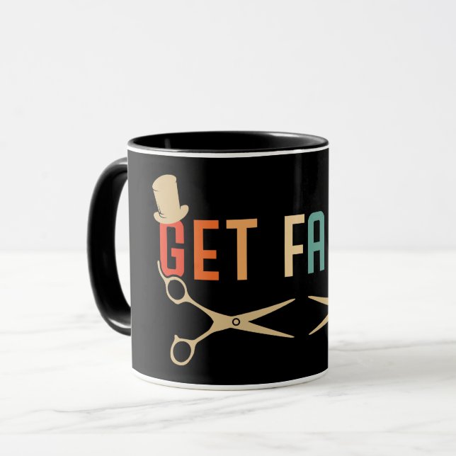 Caneca Barbeiro Ficar Desbotado (Frente Esquerda)