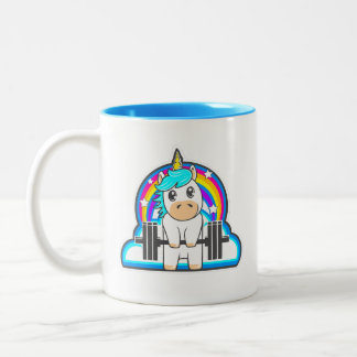 Caneca Barbell Unicorn para malhação feminina