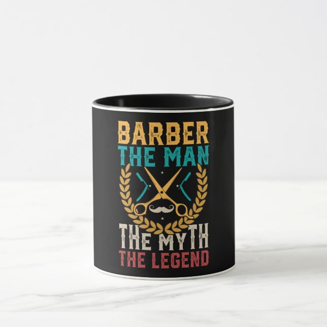 Caneca Barber O Homem O Mito A Lenda (Centro)