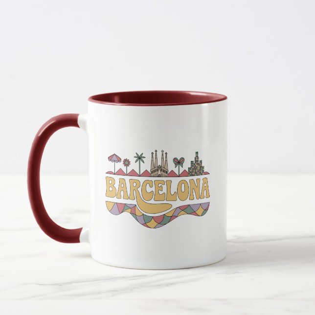 Caneca Barcelona Espanha Europa (Esquerda)