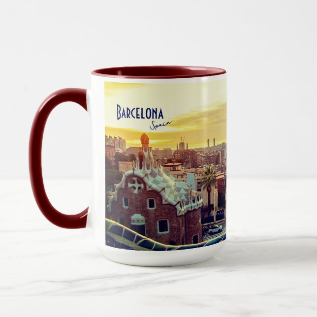 Caneca Barcelona, Espanha - Park Guell (Esquerda)