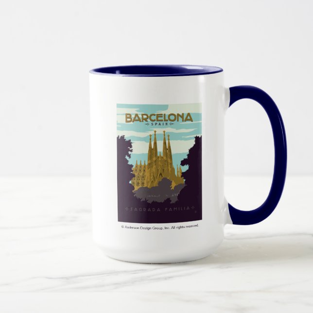 Caneca Barcelona, Espanha - Sagrada Família (Direita)