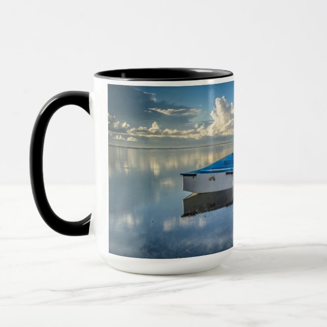Caneca Barco de fileira na água (Esquerda)