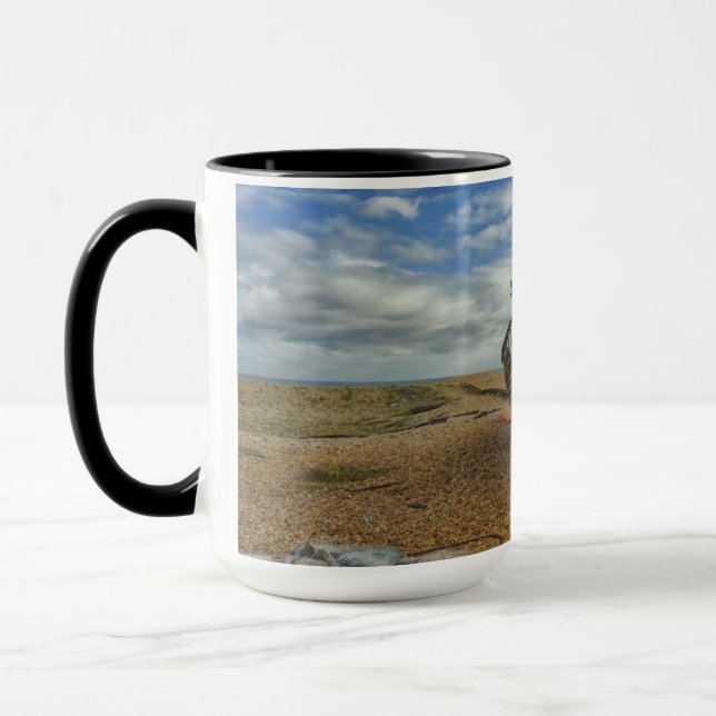 Caneca Barco de pesca de madeira abandonado | Dungeness (Esquerda)