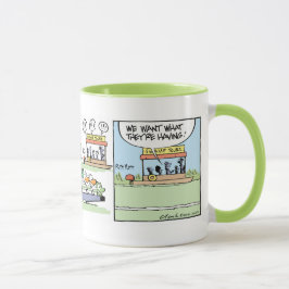 Caneca Barco engraçado Croc do ar cómico