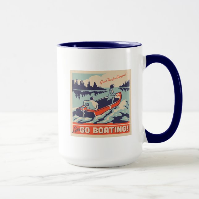 Caneca Barco vamos Go (Direita)