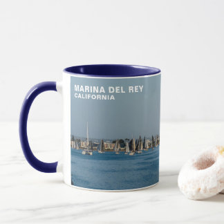 Caneca Barcos à vela na Marina - Marina del Rey, CA