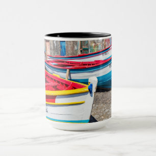 Caneca Barcos de Pesca Coloridos, Cabo Verde