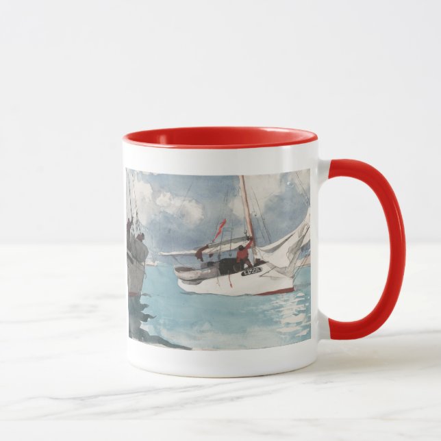 Caneca Barcos de pesca, Key West (Direita)