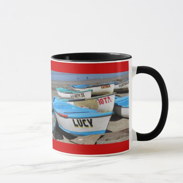 Caneca Barcos De Pesca Mazatlan (Direita)