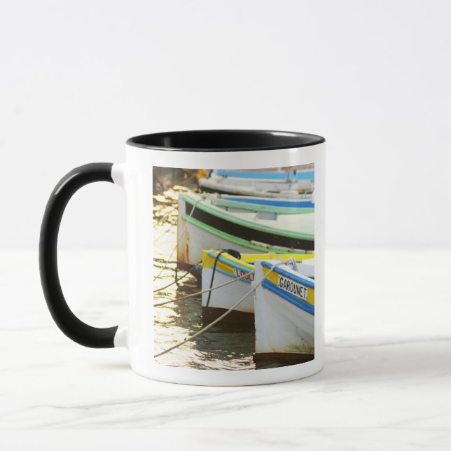 Caneca Barcos de pesca tradicionais pintados em (Esquerda)