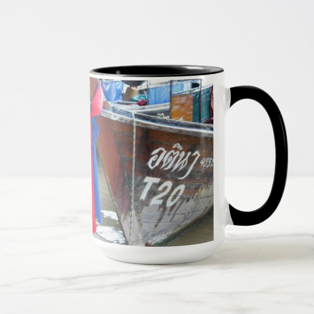 Caneca Barcos nas ilhas da phi da phi da praia |, (Direita)