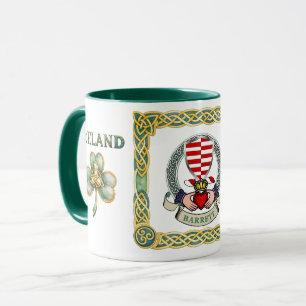 Caneca Barrett Claddagh Irish Shield