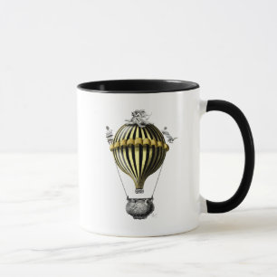 Caneca Barroco Balão Negro Amarelo