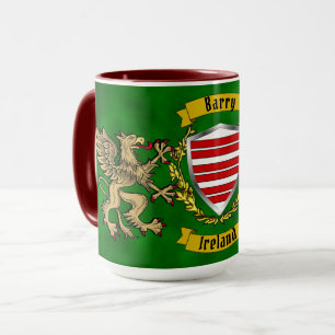 Caneca Barry Irish Shield & Griffins Personalizado