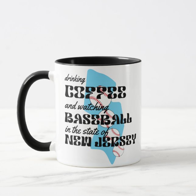 Caneca Baseball and Coffee in New Jersey  (Esquerda)