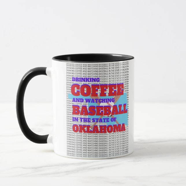 Caneca Baseball and Coffee in Oklahoma  (Esquerda)