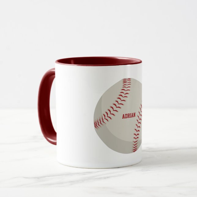 Caneca Baseball Sports Personalizado (Frente Esquerda)