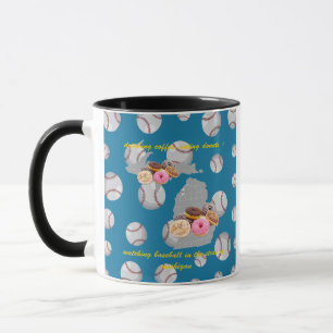 Caneca Basebol, café e donuts em Michigan