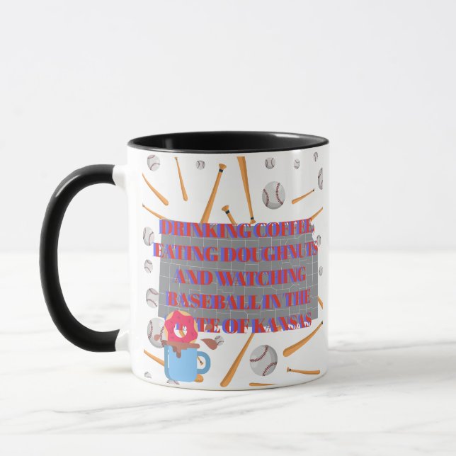 Caneca Basebol, café e donuts no Kansas  (Esquerda)