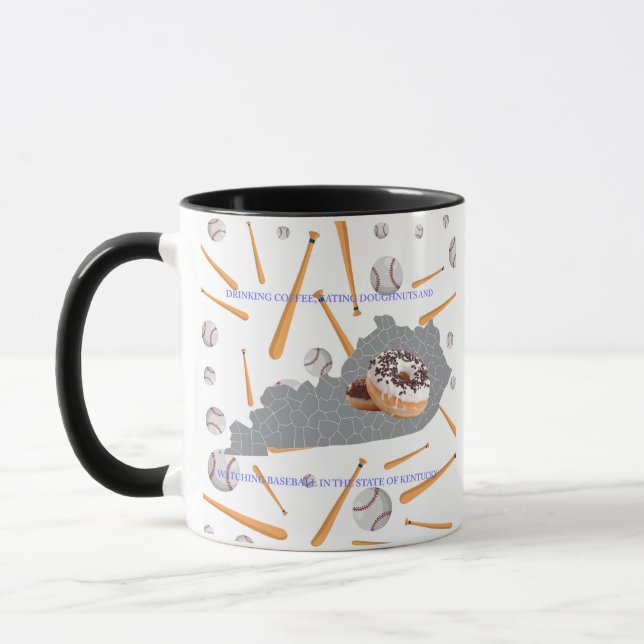 Caneca Basebol, café e donuts no Kentucky  (Esquerda)