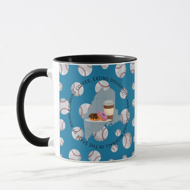 Caneca Basebol, café e donuts no Maine (Esquerda)