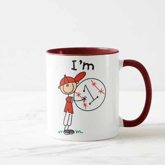 Caneca Basebol de Menino Eu Sou 1 (Direita)