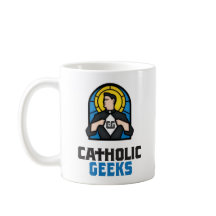 Caneca básica dos geeks católicos