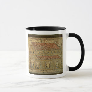 Caneca Basílica cristã, pavimento de mosaico, período