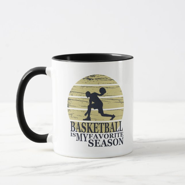 Caneca basquete é a minha estação favorita do pôr do sol (Esquerda)