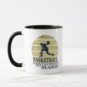 Caneca basquete é minha estação favorita