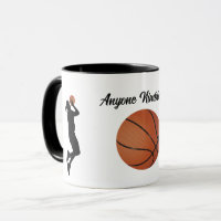 Basquetebol - Jogadores e Bola Café