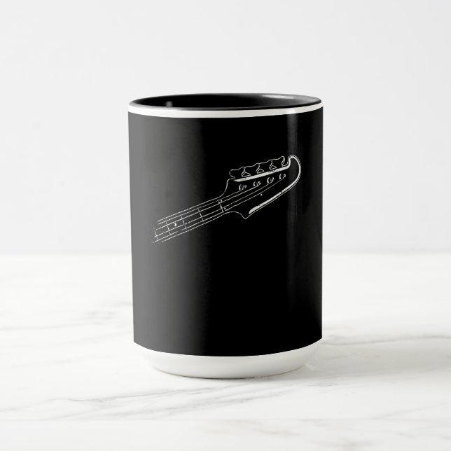 Caneca Bass Player Bass Guitar Design (Centro)