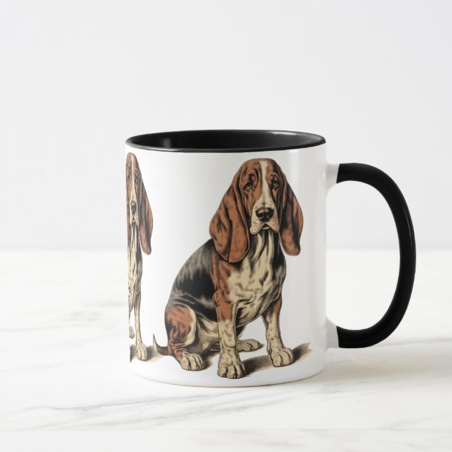 Caneca Basset Hound (Direita)