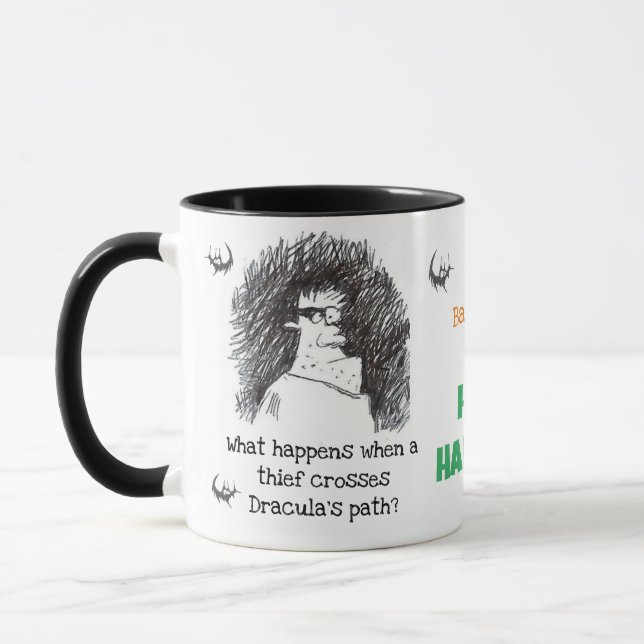 Caneca Bat Crazy Mug (Esquerda)