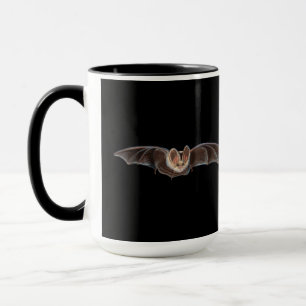 Caneca Bat Pipistrellus pipistrellus Ilustração Preta