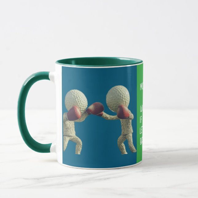 Caneca Batalha de Bolas de Golfe (Esquerda)