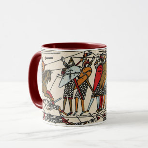 CANECA BATALHA DE TAPESTRA BAYEUX DE HASTINGS KNIGHTS NOR