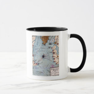 Caneca Batalha do forte Sumter - guerra civil panorâmico