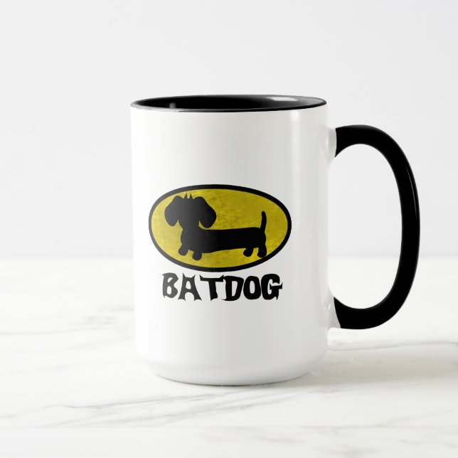 Caneca Batdog Wiener Coffee Tea Mug (Direita)