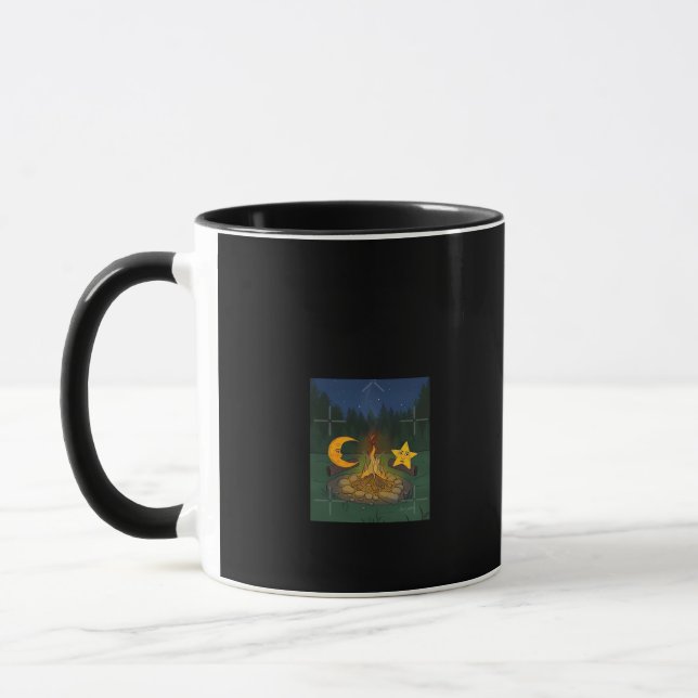 Caneca Bate-papo Entre O Gráfico Da Lua (Esquerda)