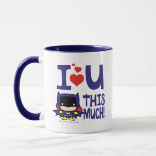 Caneca Batgirl Mother's Day   I Love U This Much!