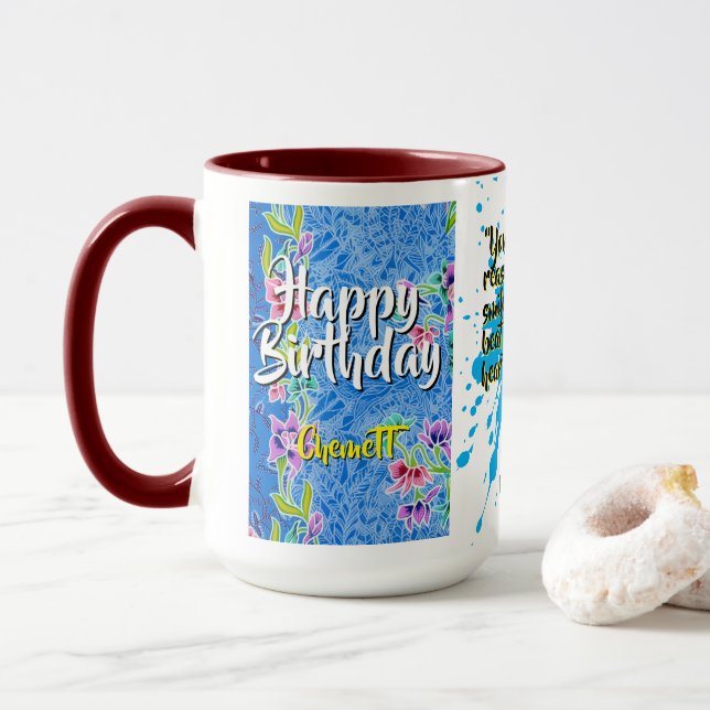 Caneca Batik Combo Mug CM11-01 Aquarius (Com Donut)