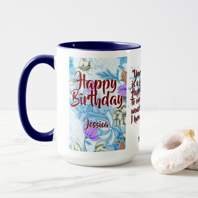 Caneca Batik Combo Mug CM12-01 Pisces (Com Donut)