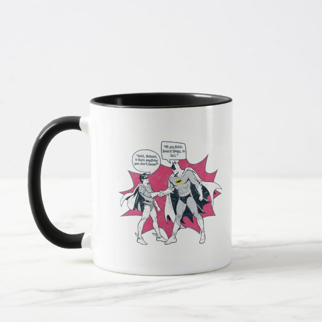 Caneca Batman E Robin Handshake Pervertidos (Esquerda)