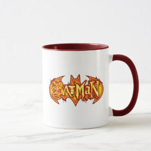 Caneca Batman   Logotipo sazonal laranja