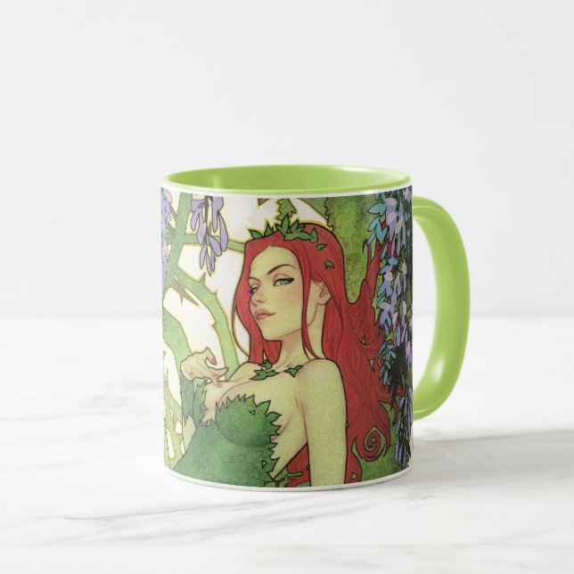 Caneca Batman Rebirth Poison Ivy Cover Illustration (Frente Esquerda)