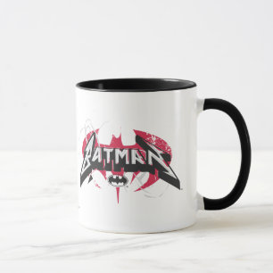 Caneca Batman   Red and Black Logo
